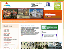Tablet Screenshot of mkrumlov.cz